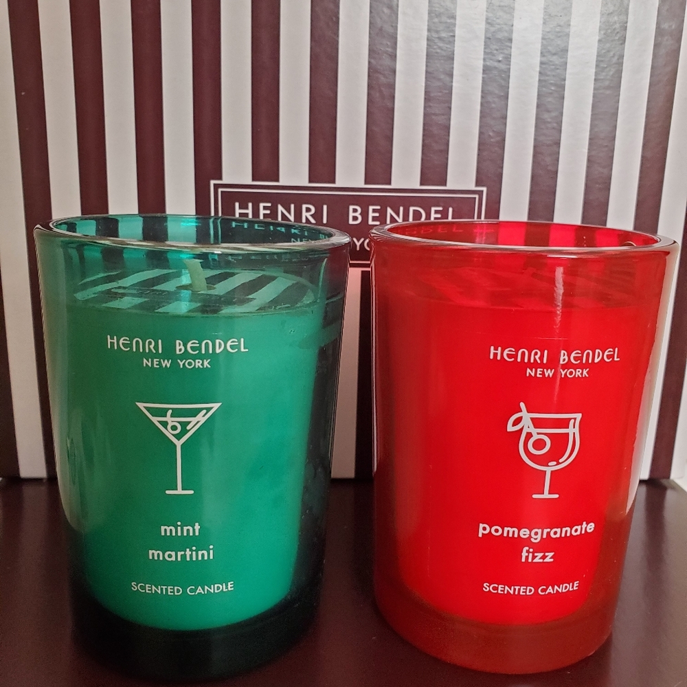 Henri Bendel Mint Martini & Pomegrante Candle